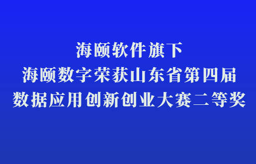 bti体育软件旗下bti体育数字荣获山东省第四届数据利用创新创业大赛二等奖